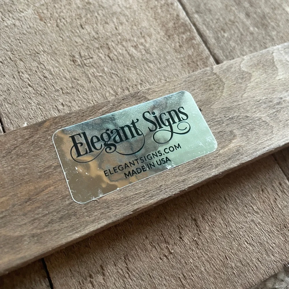 Elegant Signs around elegant